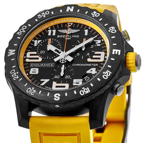 breitling rubber band yellow price